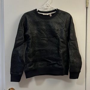 Theory 38 black sweatshirt, size small